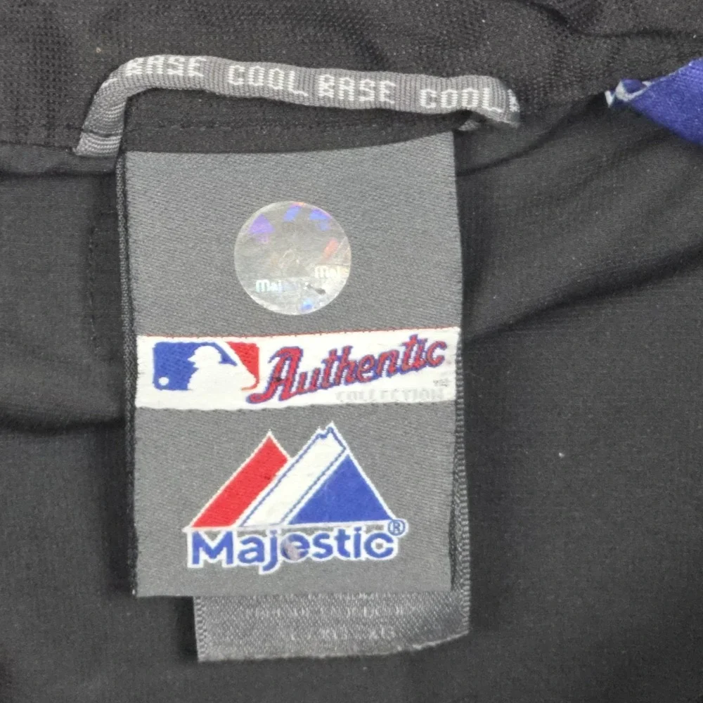 San Francisco Giants Majestic Authentic Jacket Men XL Convertible Sleeve 1/4 Zip